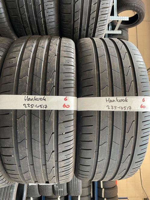 225-45-17 Hankook Zomerbanden 6mm Incl Montage 225 45 17, Auto-onderdelen, Banden en Velgen, 17 inch, Zomerbanden, 225 mm, Personenwagen