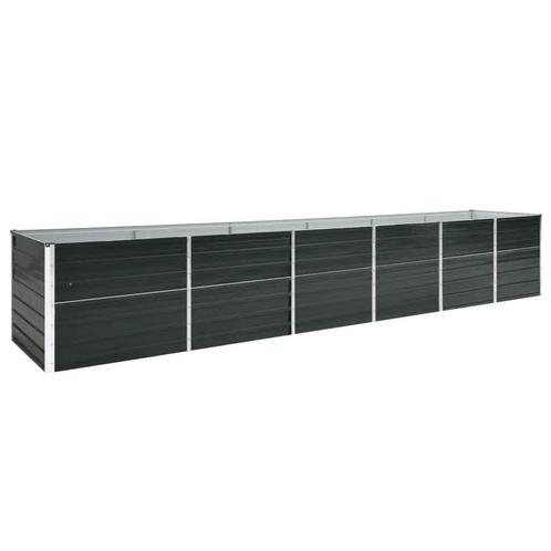 Plantenbak Antraciet 480cm - OP=OP - Ruime Bak!, Tuin en Terras, Bloembakken en Plantenbakken, 60 cm of meer, 100 cm of meer, Tuin