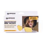 Benson Pilotenbril - Nachtzicht - Gele lenzen - Verminder..., Sieraden, Tassen en Uiterlijk, Zonnebrillen en Brillen | Heren, Ophalen of Verzenden