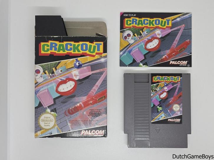 Nintendo Nes – Crackout - FRA, Spelcomputers en Games, Games | Nintendo NES, Gebruikt, Verzenden