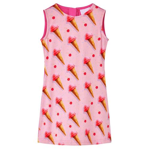 vidaXL Kinderjurk 128 felroze, Kinderen en Baby's, Kinderkleding | Overige, Nieuw, Verzenden