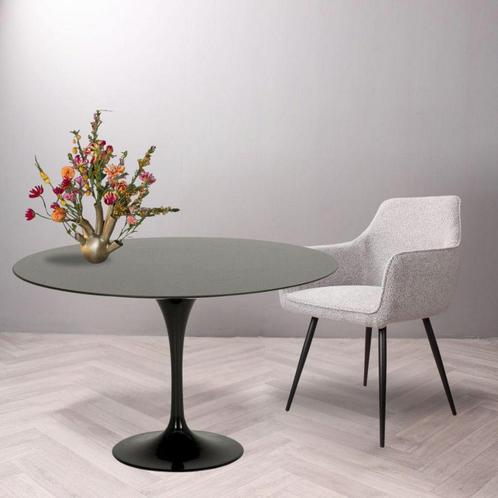 Tulp tafel graniet 135 cm, Huis en Inrichting, Stoelen, Zwart, Nieuw, Ophalen of Verzenden