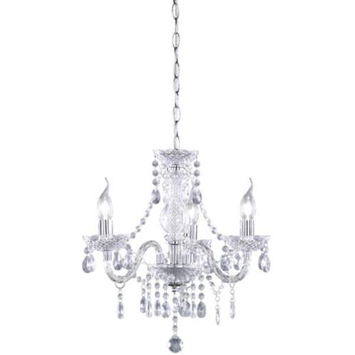 LED Kroonluchter - Trion Lucy - E14 Fitting - 3-lichts -, Huis en Inrichting, Lampen | Hanglampen, Nieuw, Metaal, Ophalen of Verzenden