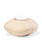 051 Theelichthouder keramiek twist crème 2e halve prijs, Huis en Inrichting, Woonaccessoires | Kandelaars en Kaarsen, Verzenden