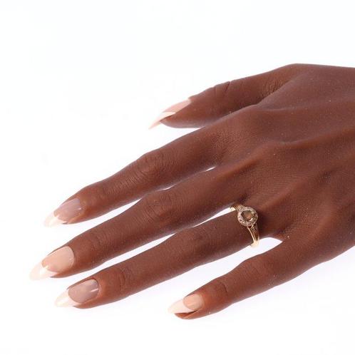 Zonder Minimumprijs - Ring - 18 karaat Geel goud - Diamant -, Sieraden, Tassen en Uiterlijk, Ringen