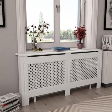Radiatorombouw Wit MDF | Tweedekansje | OP = OP beschikbaar voor biedingen