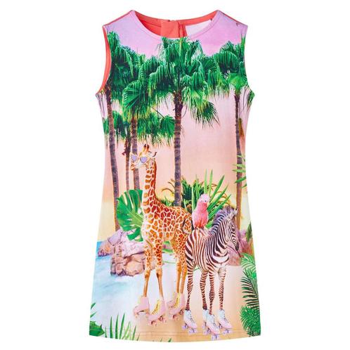 vidaXL Kinderjurk 116 koraalkleurig, Kinderen en Baby's, Kinderkleding | Overige, Nieuw, Verzenden