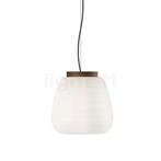 B.lux Misko Hanglamp, walnoot - ø¸25 cm - h. 24 cm, Huis en Inrichting, Lampen | Hanglampen, Verzenden, Nieuw