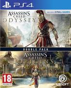 Assassins Creed Odyssey + Origins - Double Pack PS4, 1 speler, Ophalen of Verzenden, Zo goed als nieuw, Vanaf 18 jaar