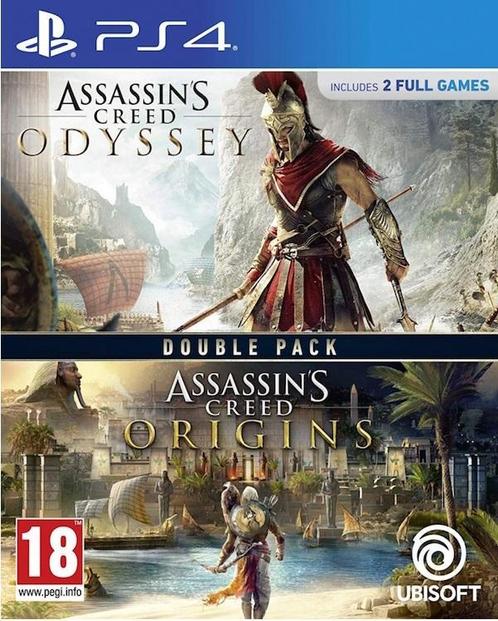 Assassins Creed Odyssey + Origins - Double Pack PS4, Spelcomputers en Games, Games | Sony PlayStation 4, 1 speler, Zo goed als nieuw