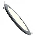 LED Downlight Slim - Inbouw Rond 3W - Dimbaar 4200K - Zwart, Metaal of Aluminium, Nieuw, Ophalen of Verzenden, Led