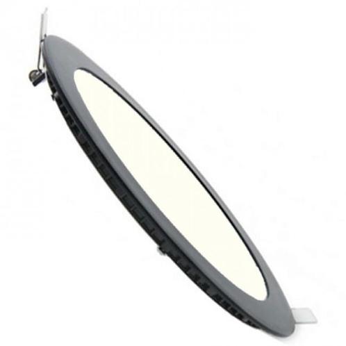 LED Downlight Slim - Inbouw Rond 3W - Dimbaar 4200K - Zwart, Huis en Inrichting, Lampen | Spots, Plafondspot of Wandspot, Nieuw