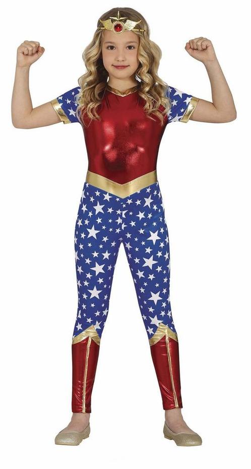 Super Woman Kostuum Meisje, Kinderen en Baby's, Carnavalskleding en Verkleedspullen, Nieuw, Verzenden