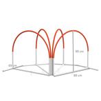 Honden Behendigheidsset, 4-delige Hondentraining Met Slaloms