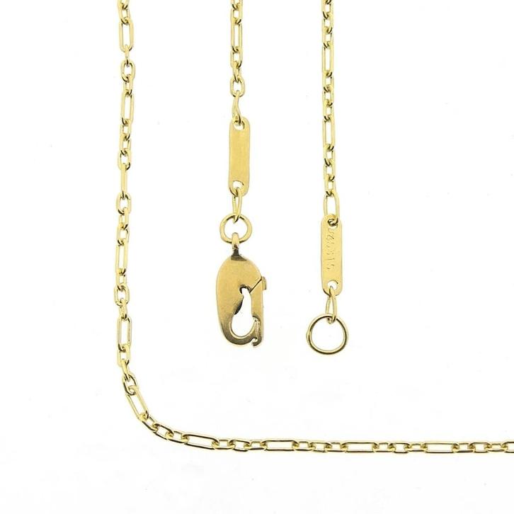 Carrera y Carrera gouden fantasie/anker schakelketting, Sieraden, Tassen en Uiterlijk, Kettingen, Overige kleuren, Gebruikt, Goud