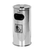 Afvalbak met asbak Remco | 18 Liter | (H)62x(B)30x(D)30cm, Verzenden, Nieuw in verpakking, Reinigen