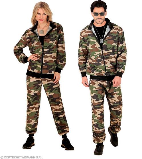 Trainingspak Camouflage Militair Unisex, Kleding | Heren, Carnavalskleding en Feestkleding, Nieuw, Ophalen of Verzenden
