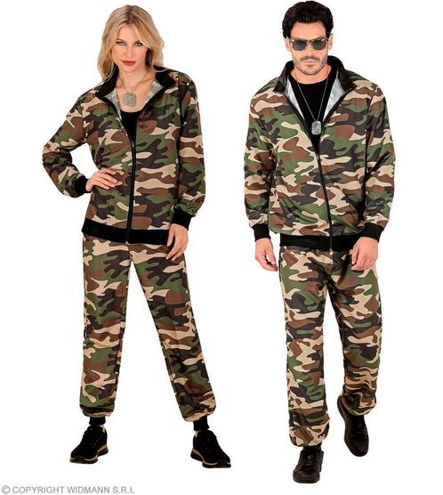 Trainingspak Camouflage Militair Unisex, Kleding | Dames, Carnavalskleding en Feestkleding, Nieuw, Ophalen of Verzenden