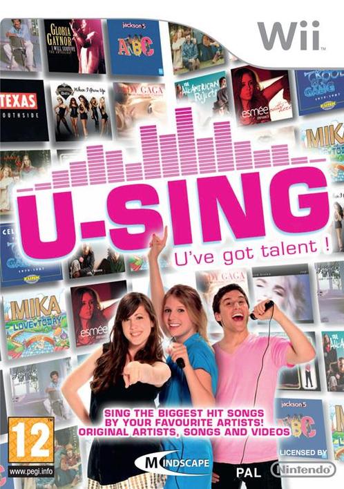 U-Sing-Alleen Game (Wii) Gebruikt, Spelcomputers en Games, Games | Nintendo Wii, Zo goed als nieuw, Ophalen of Verzenden