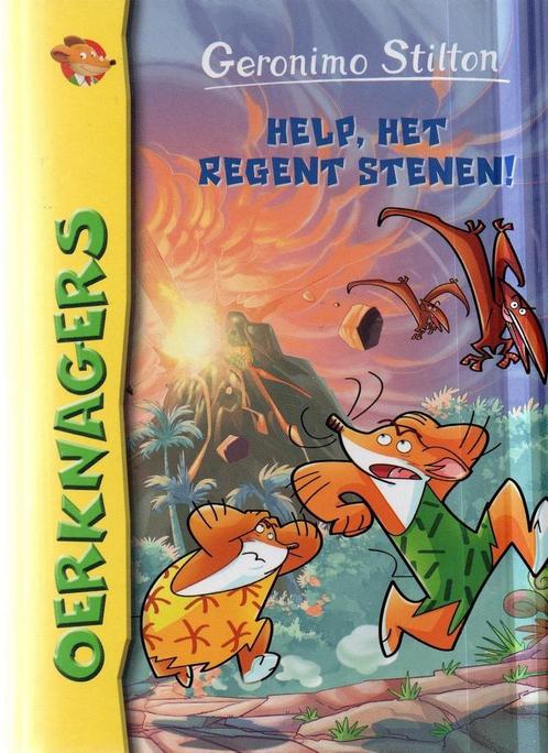 Help, Het regent stenen!! Geronimo Stilton Oerknallers, Boeken, Overige Boeken, Gelezen, Verzenden