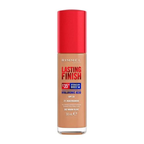 Rimmel London Lasting Finish 35hr 302 Warm Olive Foundation, Sieraden, Tassen en Uiterlijk, Uiterlijk | Cosmetica en Make-up, Make-up