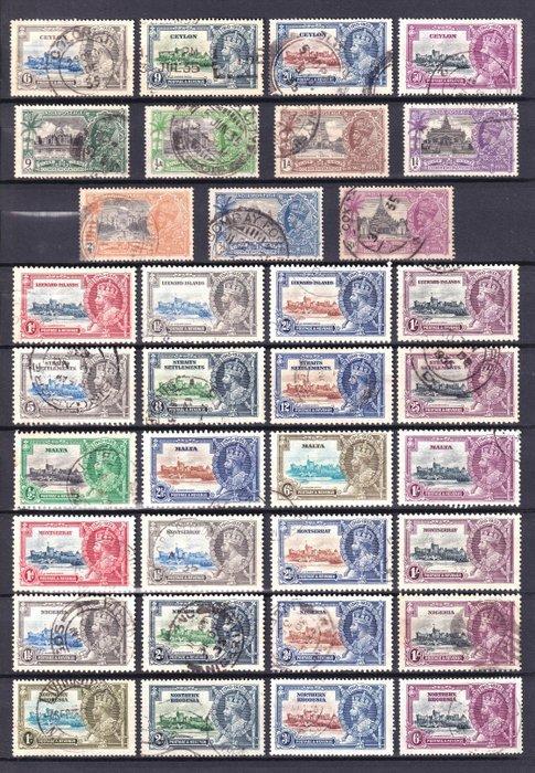 Britse Gemenebest 1935 - GV Silver Jubilee koloniale, Postzegels en Munten, Postzegels | Europa | UK