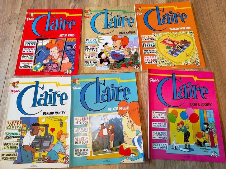 Claire | van de makers van Sjors en Sjimmie | Strips, Boeken, Stripboeken, Gelezen, Complete serie of reeks, Verzenden