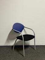 Vepa - Alpine - Vergaderstoel - Blauw/Zwart - Zilvergrijs fr, Vergader- of Presentatieruimte, Ophalen of Verzenden, Gebruikt, Stoel