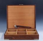 Hans Hansen - Doos - Mid Century Modern houten sigarendoos, Antiek en Kunst