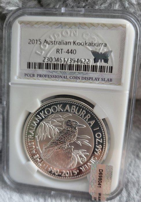 Australië. 1 Dollar 2015 Kookaburra 1 oz (Zonder, Postzegels en Munten, Munten | Europa | Niet-Euromunten