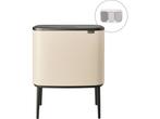 Brabantia Bo Touch Bin Prullenbak - 3 x 11 liter -, Verzenden, Zo goed als nieuw