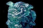 Hoogwaardige diepgroene fluoriet Medusa hoofd - Hoogte: 8.3