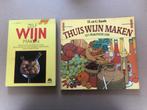 2 Boeken Zelf Thuis Wijn Maken - vrij zeldzaam, Boeken, Ophalen of Verzenden, Gelezen, Overige typen