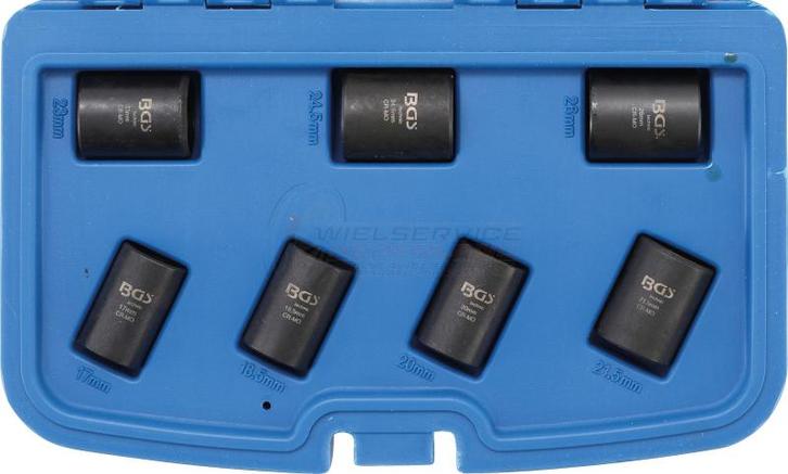 Speciale dopsleutelset/schroefuitdraaier 17 - 26 mm 7-dlg, Auto diversen, Autogereedschap, Nieuw, Verzenden