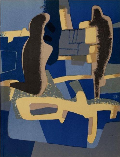 Maurice Estève (1904-2001) - Face à face, Antiek en Kunst, Antiek | Overige Antiek