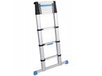 Workzone Telescopische Ladder – Soft-Close - max. 150kg –, Doe-het-zelf en Verbouw, Ladders en Trappen, Verzenden, Nieuw