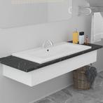Inbouwwastafel Wit 91x40 | Retourdeal | Strak Design, Huis en Inrichting, Badkamer | Badkamermeubels, Minder dan 50 cm, 75 cm of meer