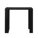 Bartafel met ingebouwde planken 117x57x106,5 cm zwart, Huis en Inrichting, Tafels | Statafels, Nieuw, Verzenden