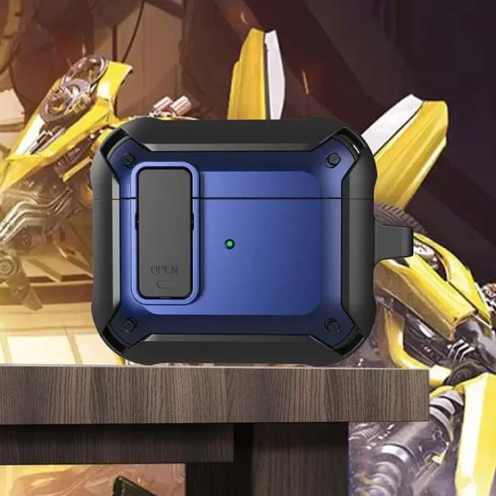 Shockproof Hoesje voor AirPods 3 - Met Slot en Karabijnhaak, Telecommunicatie, Mobiele telefoons | Hoesjes en Frontjes | Overige merken