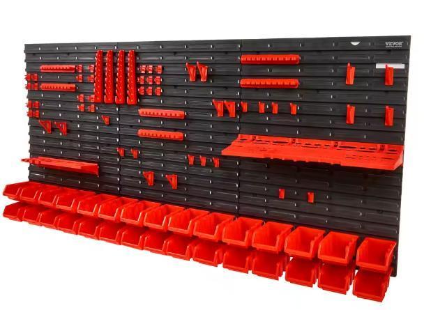 Wandrek met 30 Bakken – Kunststof Gereedschapsrek Garage, Zakelijke goederen, Kantoor en Winkelinrichting | Kantoormeubilair en Inrichting