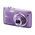 Nikon Coolpix S3500 Digitale Compact Camera - Paars, Verzenden, Zo goed als nieuw