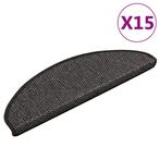 vidaXL Trapmatten zelfklevend 15st sisal-look 65x21x4cm, Doe-het-zelf en Verbouw, Ladders en Trappen, Verzenden, Nieuw