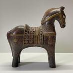 sculptuur, Rajasthan Ghodi Wedding Horse - 30 cm - Hout, Antiek en Kunst, Curiosa en Brocante