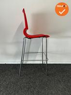 Barkruk Max Design - Ricciolina - Rood - zithoogte 73cm, Vergader- of Presentatieruimte, Ophalen of Verzenden, Gebruikt, Stoel