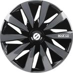 Sparco Wieldoppen Lazio - 14 inch - Zwart/Grijs, Ophalen of Verzenden, Zo goed als nieuw