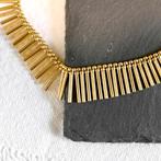 18 Krt. Gouden Cleopatra collier | 45 cm (schakelketting), Sieraden, Tassen en Uiterlijk, Kettingen, Ophalen of Verzenden, Gebruikt