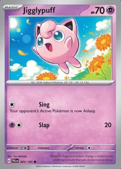 Jigglypuff 083/193 reverse holo Paldea evolved, Hobby en Vrije tijd, Verzamelkaartspellen | Pokémon, Losse kaart, Nieuw, Foil
