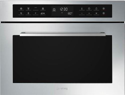 Smeg SF4400MCX1 inbouw combi-magnetron - nis 45 cm, Witgoed en Apparatuur, Magnetrons, Inbouw, Combimagnetron, Nieuw, Draaiplateau