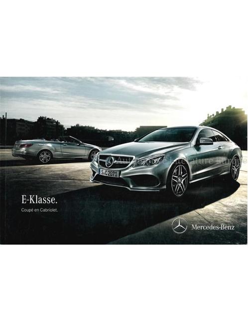 2014 MERCEDES BENZ E-KLASSE COUPE CABRIOLET BROCHURE, Boeken, Auto's | Folders en Tijdschriften