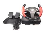 F1 Micro Racing Wheel - Ergenic - Zwart/Rood PS2, Spelcomputers en Games, Spelcomputers | Sony PlayStation Consoles | Accessoires